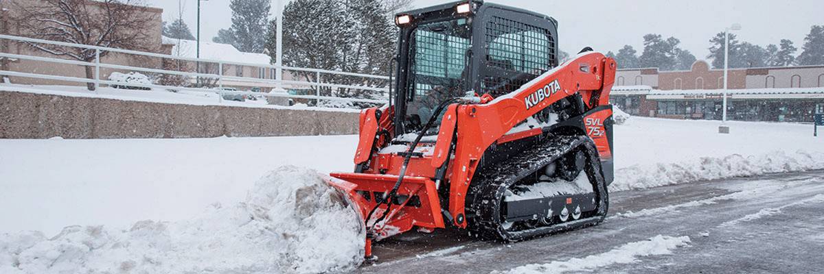 Kubota snow plow